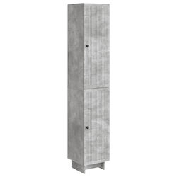 vidaXL Badezimmer-Säule Boden M34.5xB33xH90cm Grau