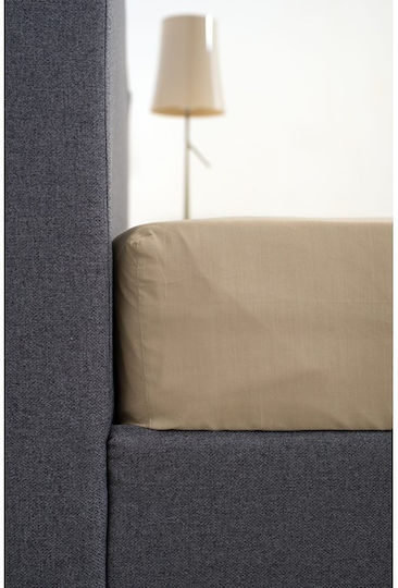 Biokarpet Σεντόνι Home View Λάστιχο Beige-μονό 120x200cm +35cm Biokarpet Σεντόνι Home View Λάστιχο Beige-μονό 120x200cm +35cm