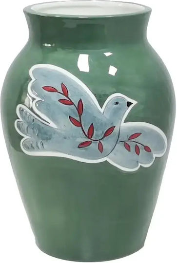 Keramische Vase Blue Dove H 20,3 cm Ø 15,5 cm