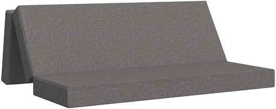 Fotoliu Puf Polimorfic Canapea Gri Deschis 180x67x45cm
