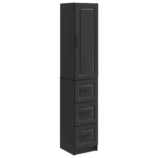 vidaXL Στήλη Μπάνιου Δαπέδου 33x34.5x87cm Δρυς