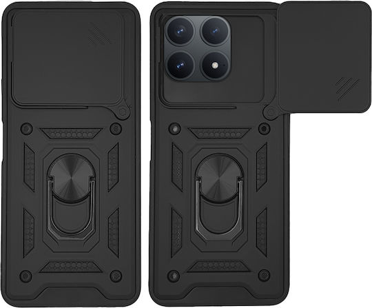 Sonique Silikon Handyhülle Carbon Gebürstet Xiaomi Poco F8 Pro 5g Schwarz