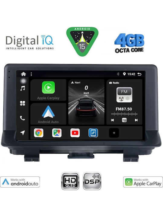 Digital IQ Car Audio System for Audi Q3 2013-2018 (Bluetooth/USB/WiFi/GPS/Apple CarPlay/Android Auto) with 9" Touch Screen