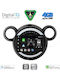 Digital IQ Auto-Audiosystem Für Mini Countryman Paceman 2010-2016 Bluetooth USB Eingebautes Wi-Fi GPS Apple CarPlay Android Auto Mit 9 Zoll Touchscreen