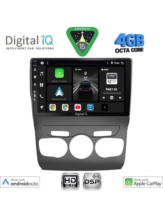 Digital IQ Ηχοσύστημα Αυτοκινήτου για Citroen C4 / DS4 2011-2018 (Bluetooth/USB/WiFi/GPS/Apple-Carplay/Android-Auto) με Οθόνη Αφής 10"