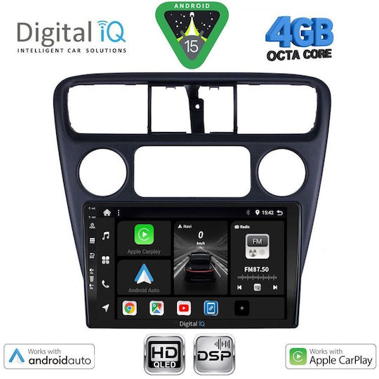 Digital IQ Ηχοσύστημα Αυτοκινήτου για Honda Accord 1998-2004 (Bluetooth/USB/WiFi/GPS/Apple-Carplay/Android-Auto) με Οθόνη Αφής 9"