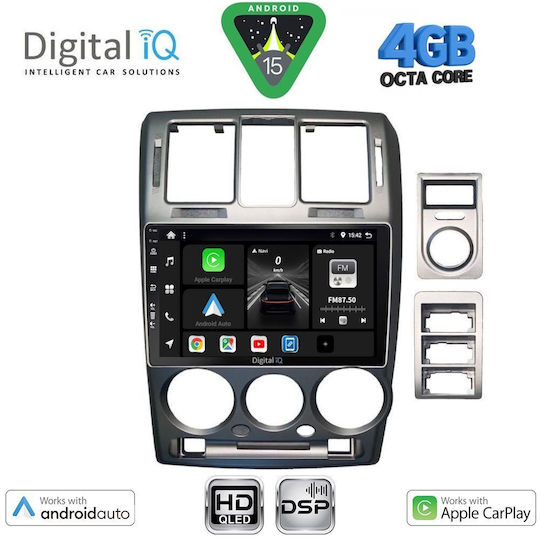Digital IQ Car Audio System for Hyundai Getz 2002-2011 Bluetooth USB WiFi GPS Apple CarPlay Android Auto with 9" Touch Screen