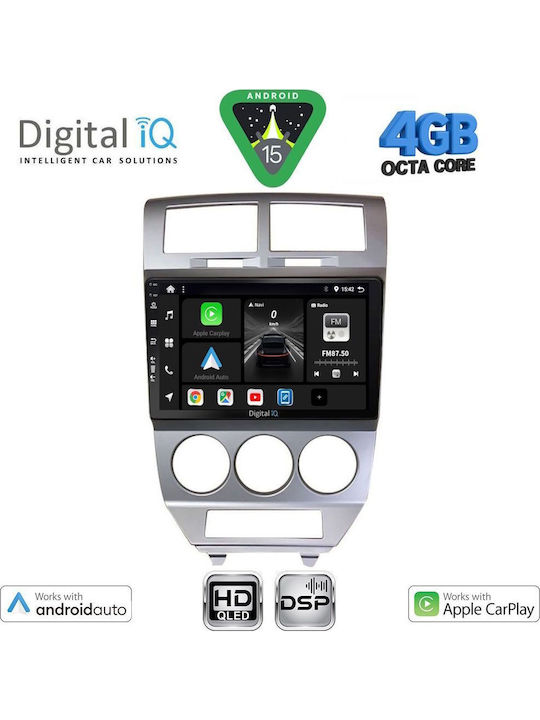 Digital IQ Car Audio System Dodge Caliber 2006-2012 Bluetooth USB WiFi GPS Apple CarPlay Android Auto with 10" Touch Screen
