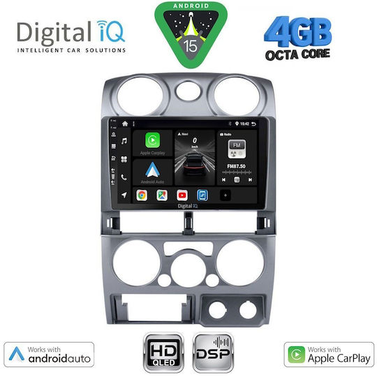 Digital IQ Автомобилна Аудио Система Isuzu D-Max 2008-2012 (Bluetooth/USB/Вграден Wi-Fi/GPS/Apple CarPlay/Android Auto) с Touch Screen 9"