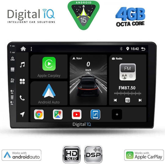 Digital IQ Car Audio System for Kia Ceed 2009-2012 Bluetooth USB WiFi GPS Apple CarPlay Android Auto with 9" Touch Screen