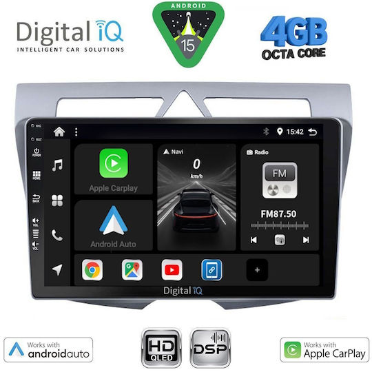 Digital IQ Car Audio System for Kia Picanto 2008-2011 Bluetooth USB WiFi GPS Apple CarPlay Android Auto with 9" Touch Screen