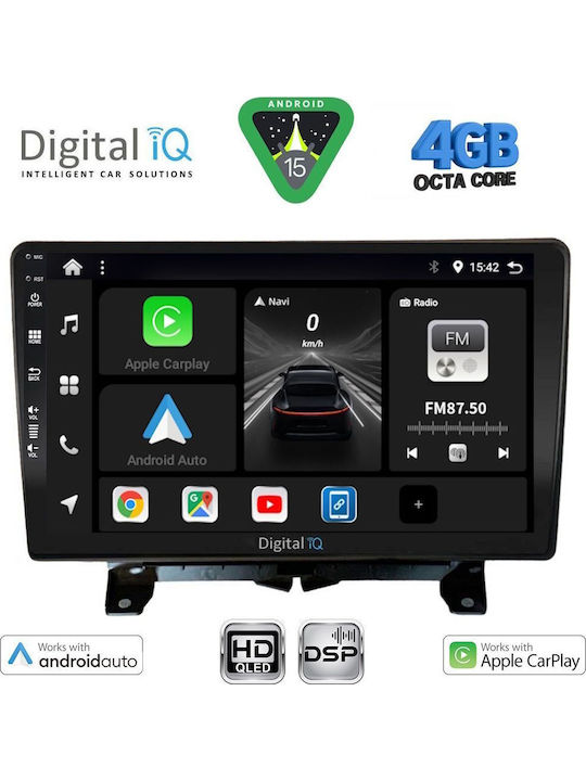 Digital IQ Car Audio System for Land Rover Discovery / Range Rover Sport 2004-2009 Bluetooth USB WiFi GPS Apple CarPlay Android Auto with 9" Touch Screen