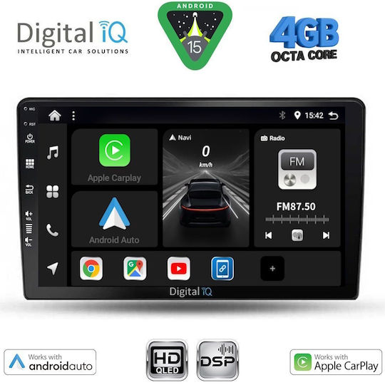 Digital IQ Ηχοσύστημα Αυτοκινήτου για Nissan X-Trail 2004-2007 (Bluetooth/USB/WiFi/GPS/Apple-Carplay/Android-Auto) με Οθόνη Αφής 10"