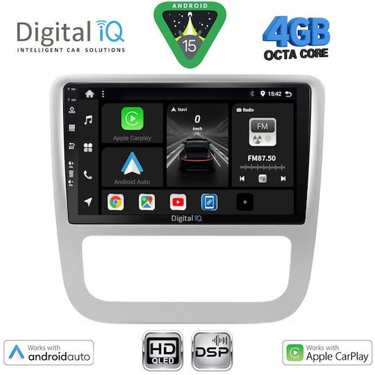 Digital IQ Car Audio System for Volkswagen Eos Scirocco 2006-2016 with Clima Touch Screen 9"