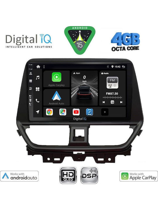 Digital IQ Car Audio System for Suzuki Baleno 2022 Bluetooth USB Wi-Fi GPS Apple CarPlay Android Auto with 9 Inch Touch Screen DIGITAL IQ BXF 16673 CPAA