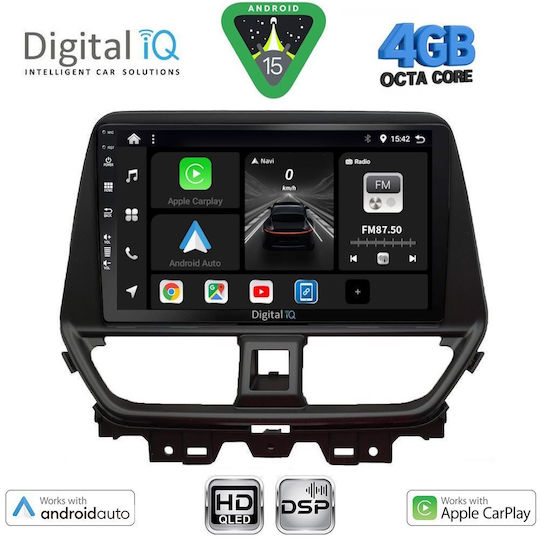 Digital IQ Car Audio System for Suzuki Baleno 2022 Bluetooth USB Wi-Fi GPS Apple CarPlay Android Auto with 9 Inch Touch Screen DIGITAL IQ BXF 16673 CPAA