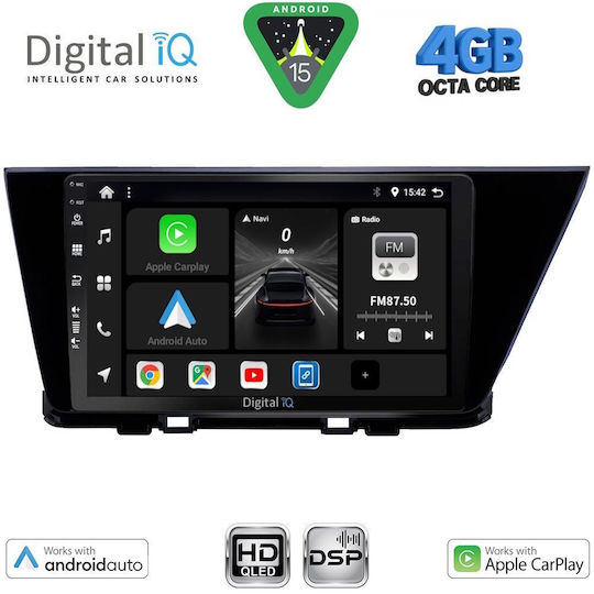 Digital IQ Car Audio System for Kia Niro 2017-2021 Bluetooth USB WiFi GPS Apple CarPlay Android Auto with 9" Touch Screen