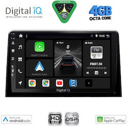 Digital IQ Sistem Audio Auto Peugeot Partner Opel Combo Fiat Doblo Toyota Proace Citroen Berlingo 2022 cu Bluetooth USB și GPS