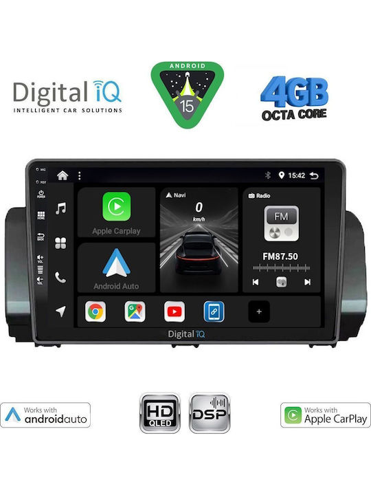 Digital IQ Car Audio System for Dacia Logan Sandero Jogger 2020 with Touch Screen 9" DIGITAL IQ BXF 16109 CPAA