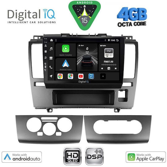 Digital IQ Car Audio System for Nissan Tiida 2004-2013 Bluetooth USB WiFi GPS Apple CarPlay Android Auto with 9" Touch Screen