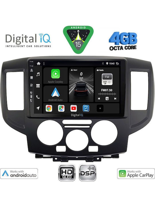 Digital IQ Auto-Audiosysteme für Nissan NV200 2009-2020 mit Touchscreen 9"