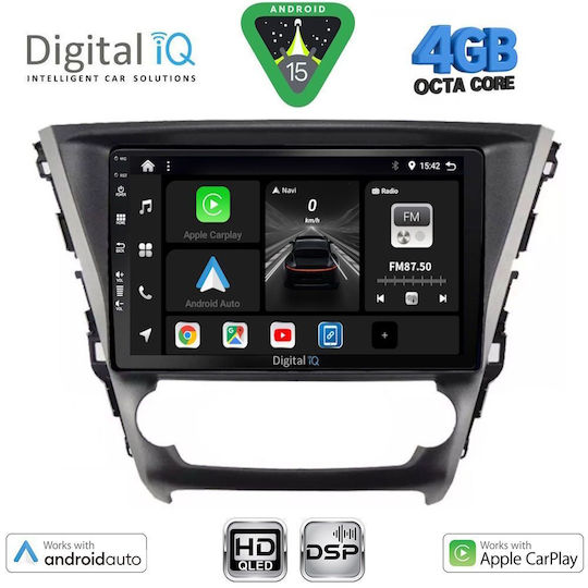 Digital IQ Ηχοσύστημα Αυτοκινήτου για Toyota Avensis 2016-2019 (Bluetooth/USB/WiFi/GPS/Apple-Carplay/Android-Auto) με Οθόνη Αφής 10"