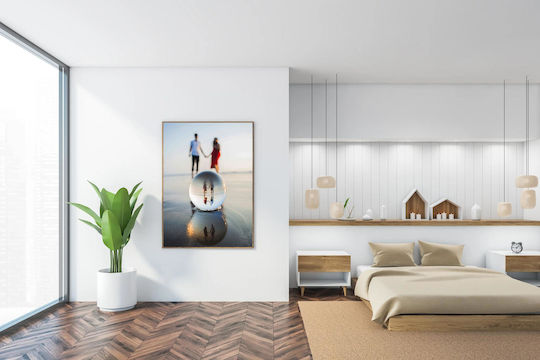 Painting Couple Holding Hands Reflection 70x100