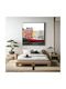 Painting Colorful Coastal Buildings Multicolored Coastal Buildings 90x90