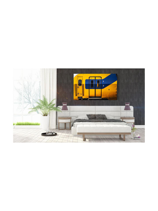 Painting Colorful Train Door Multicolored Train Door 100x70
