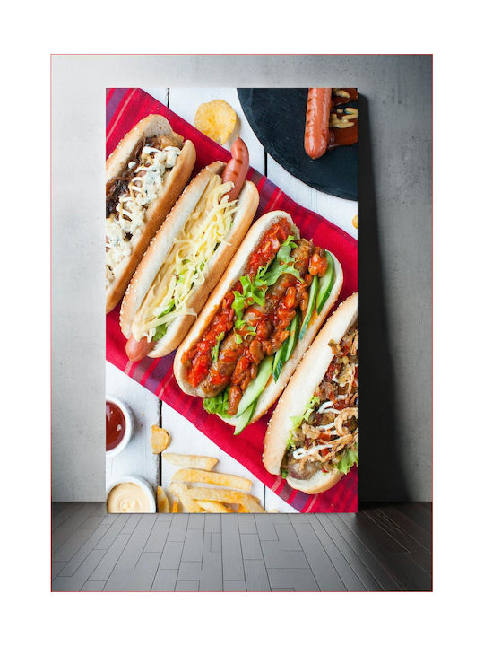 Панел Colorful Hot Dogs Многоцветни Хот Дог 70x100