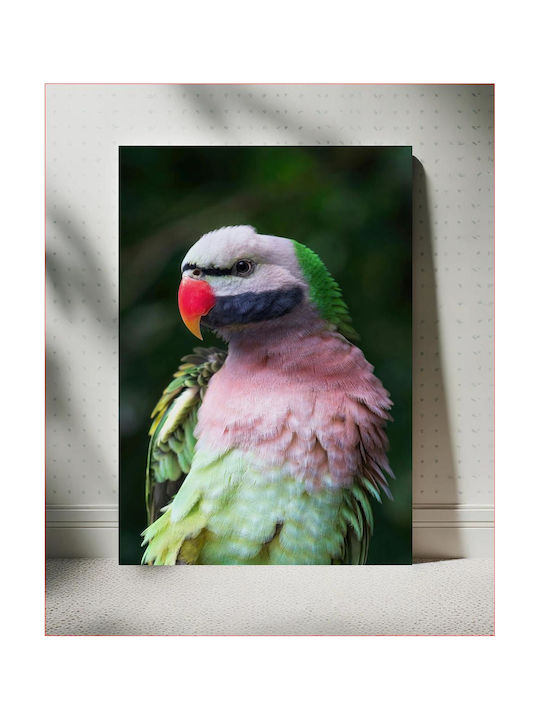 iLovePrints Gemälde Bunter Papagei 100x150