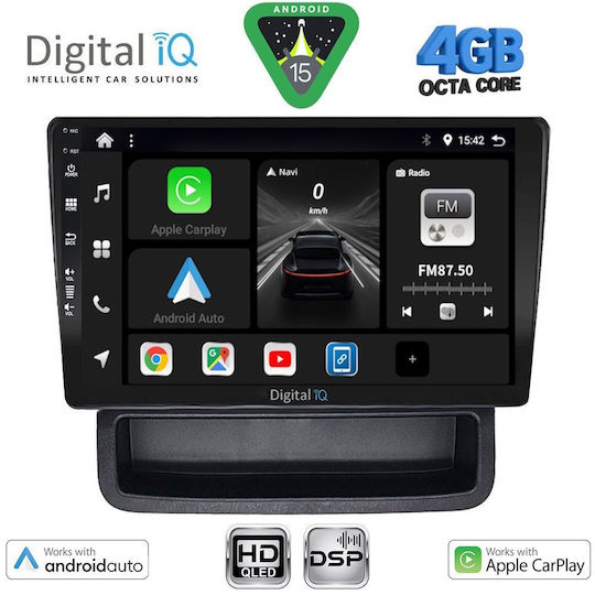 Digital IQ Ηχοσύστημα Αυτοκινήτου για Opel Vivaro Renault Trafic Nissan Primastar 2004-2015 (Bluetooth/USB/WiFi/GPS/Apple-Carplay/Android-Auto) με Οθόνη Αφής 10"