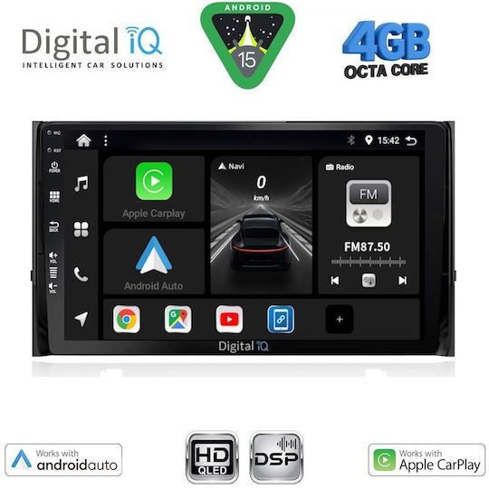 Digital IQ Ηχοσύστημα Αυτοκινήτου για Skoda Karoq / Kodiaq 2016+ (Bluetooth/USB/WiFi/GPS/Apple-Carplay/Android-Auto) με Οθόνη Αφής 10"