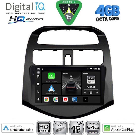 Digital IQ Ηχοσύστημα Αυτοκινήτου για Chevrolet Epica 2006-2011 (Bluetooth/USB/WiFi/GPS/Apple-Carplay/Android-Auto) με Οθόνη Αφής 9"