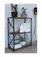 Brown Bookcase 78x36x70cm