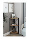 Corner Brown Bookcase 46x30x75cm