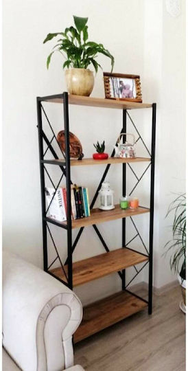 Βιβλιοθήκη Καφέ 150x30x150εκ.