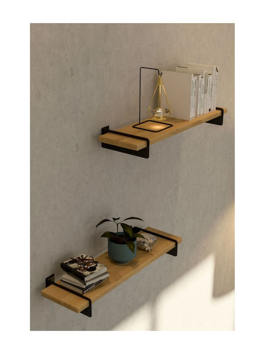 White Bookcases (2 Pieces) 60x16x7cm