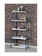 White Bookcase 150x60x30cm