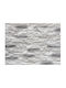 3D Wandpaneele aus Gips Weiß 37x9,2cm