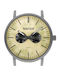 WATX & CO Herrenuhr 44mm Batterie mit Metall-Armband