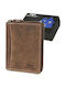 Leder Herrenbrieftasche mit RFID Braun