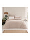 Şaheser Set Double Coverlets Mink 220x240cm 3 Pieces