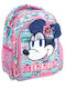 Gim Minnie School Backpack Kindergarten Pink with Water Bottle Holder 12 Litres
