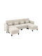 Ecksofa Beige 280x144x84cm