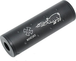 Удължител на Цев 107mm Заглушител 14mm Cw Ccw Fma Черен