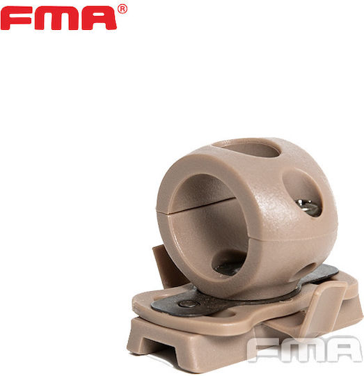 Δαχτυλίδι Βάση Φακού Κράνος Single-clamp Rail Adapter Fma Dark Earth