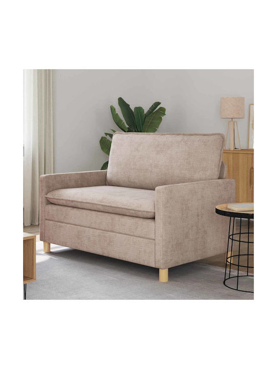 Doppelsitzer Sofa Beige 126x81x87,5cm