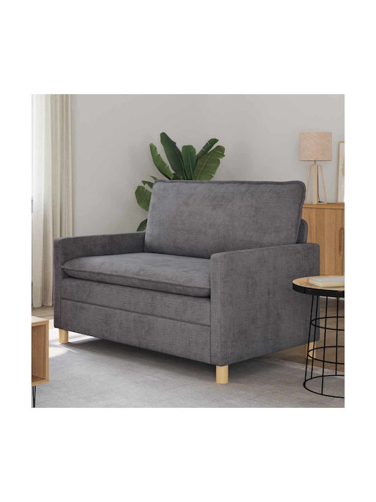 Doppelsitzer Sofa Dunkelgrau 126x81x87.5cm