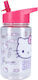 Vadobag Детска Бутилка За Вода Hello Kitty Със Сламка Розова 450ml